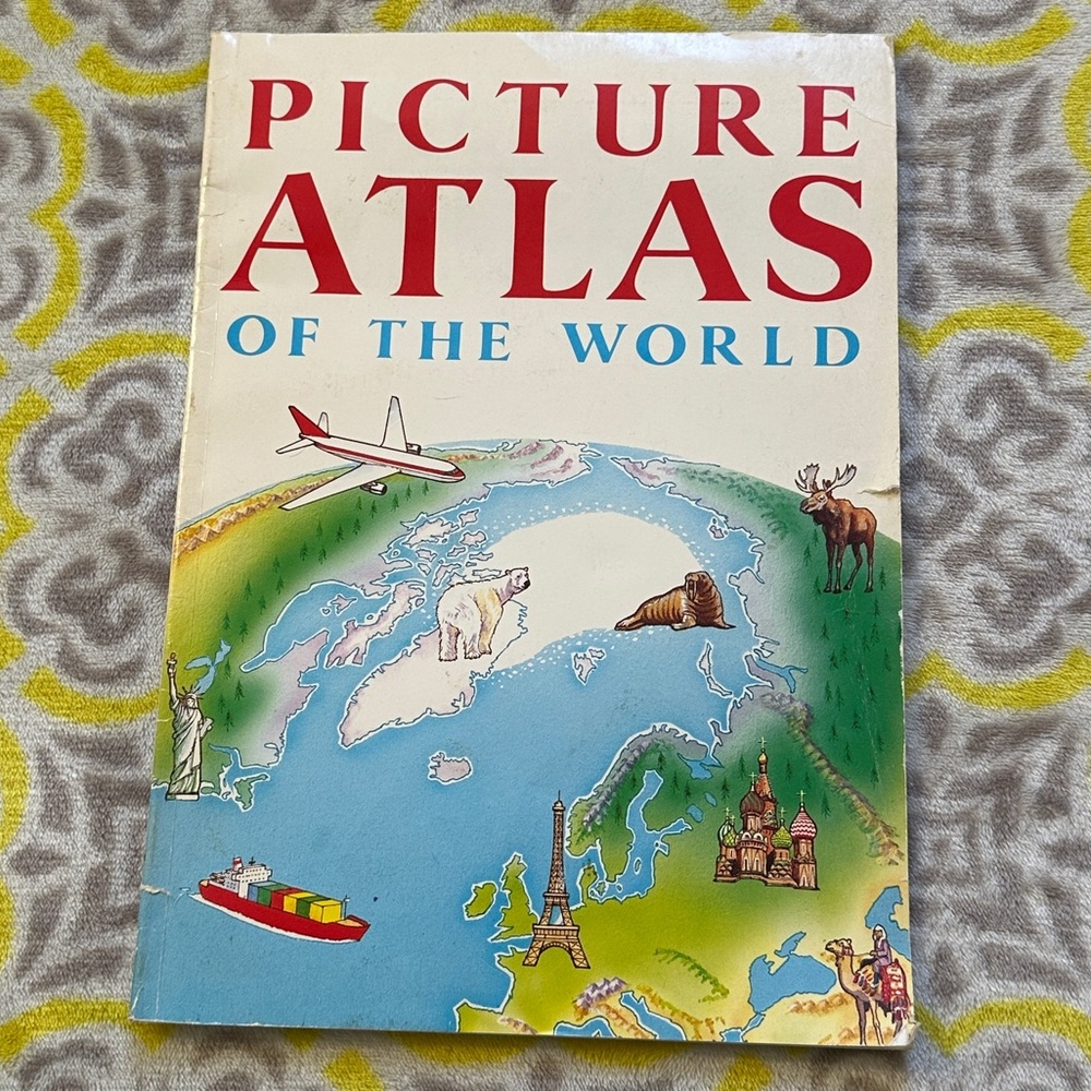 Picture Atlas of the World - Homeschool Teacher Kids School READ DESCRIPTION